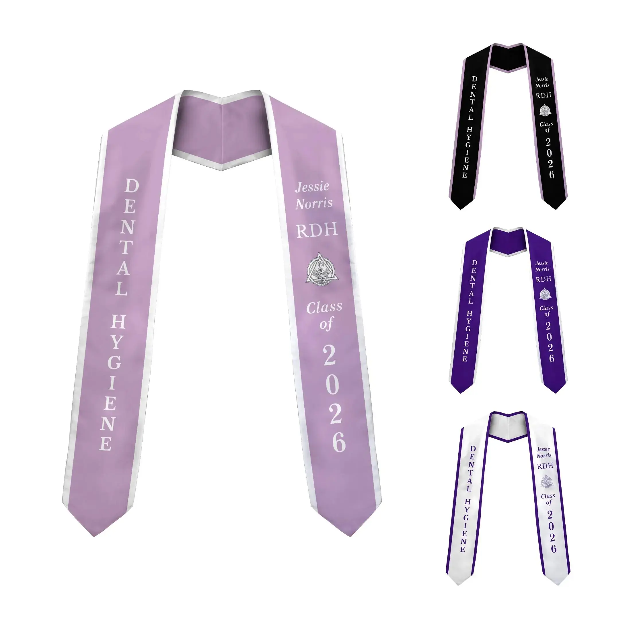 Dental Hygiene Graduation Stole – RDH Grad Sash, Class of 2026 Gift for Dental Hygienists