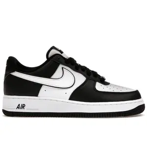 Nike Men's Air Force 1 Low '07 White Swoosh Panda Basketball Shoes, from StockX