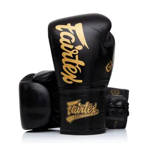 Fairtex Glory BGLG1 Laced Black Kick Boxing Glove
