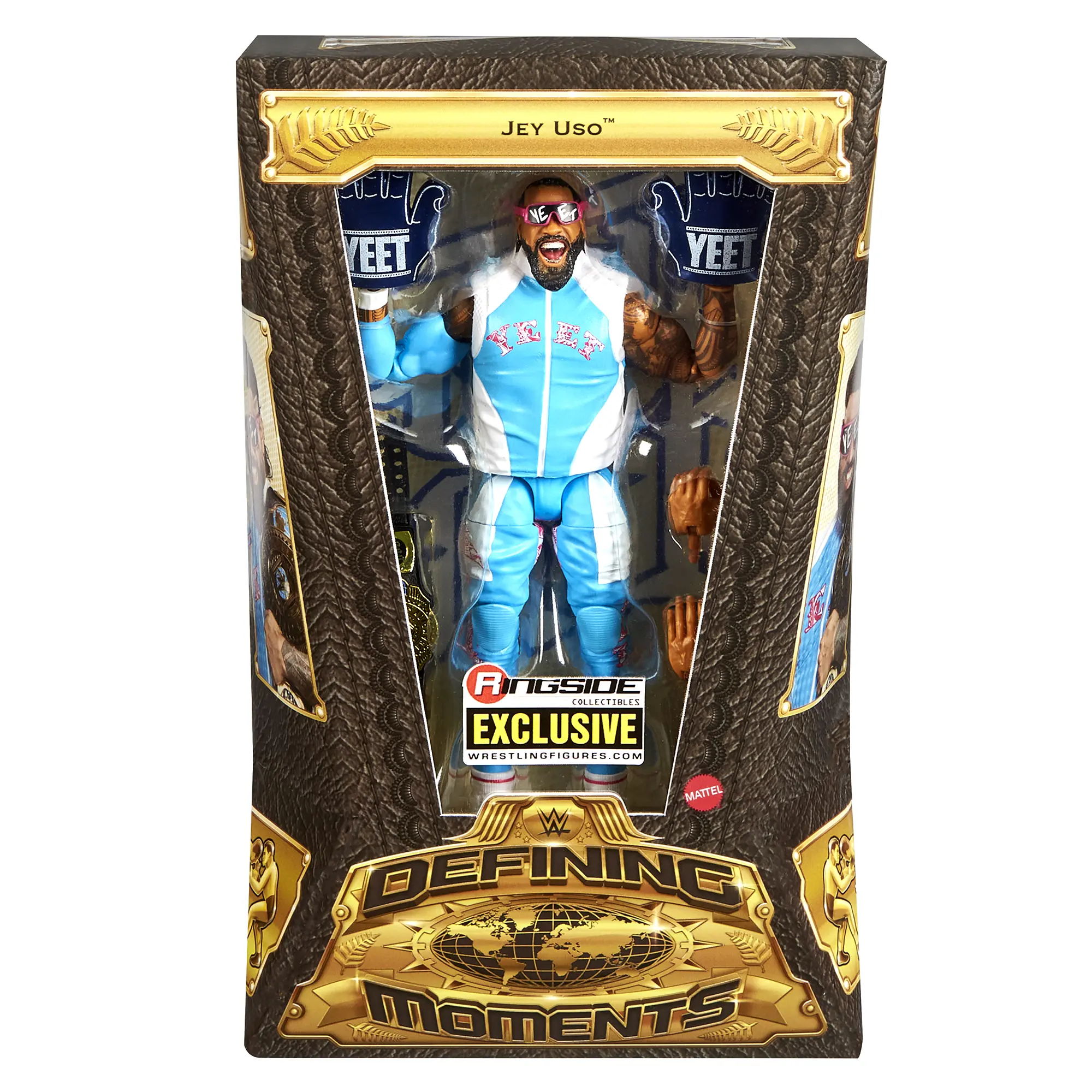 Jey Uso (IC Title Win) - WWE 2026 Defining Moments (Wave 1) Ringside Exclusive Mattel WWE Toy Wrestling Action Figure