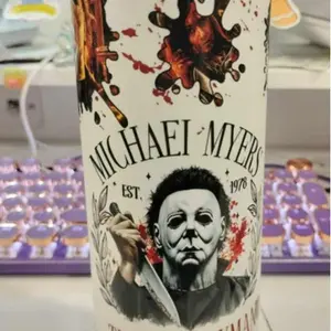 Halloween Michael Myers Tumbler glow in the dark