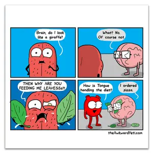 "Do I Look Like a Giraffe?" Print