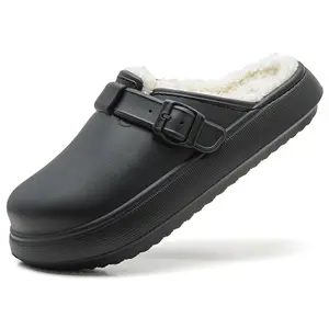 Ellis Fur Lined EVA Clogs - Cozy Comfortable Waterproof & Stain-Resistant Women's Casual Walking Shoes for Indoor & Outdoor Use