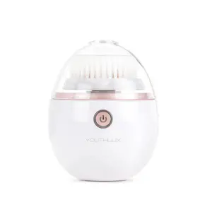 YouthLux Pure Radiance Sonic Facial Cleansing Brush - High Frequency Vibration, 3 Modes, 3 Brush Heads, Wireless Inductive Charging, Portable & Easy to Use