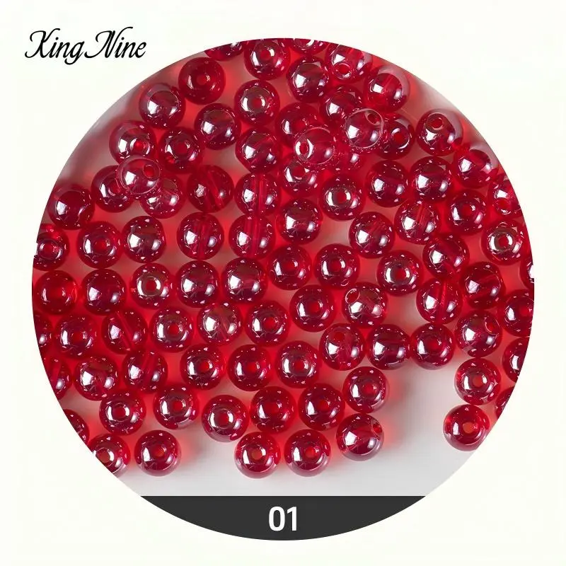 DIY Beading & Jewelry Making Glass Beads Set - 4mm/6mm Sizes, 30g/100g Weights, Mixed & Solid Colors, Craft Accessories for Earrings, Bracelet, Jewelry Craft