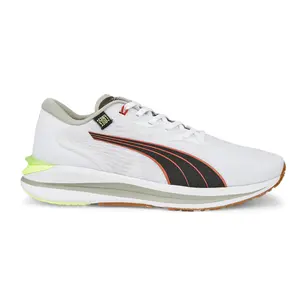 PUMA Mens Fm X Electrify Nitro 2 Running Sneakers Shoes - White
