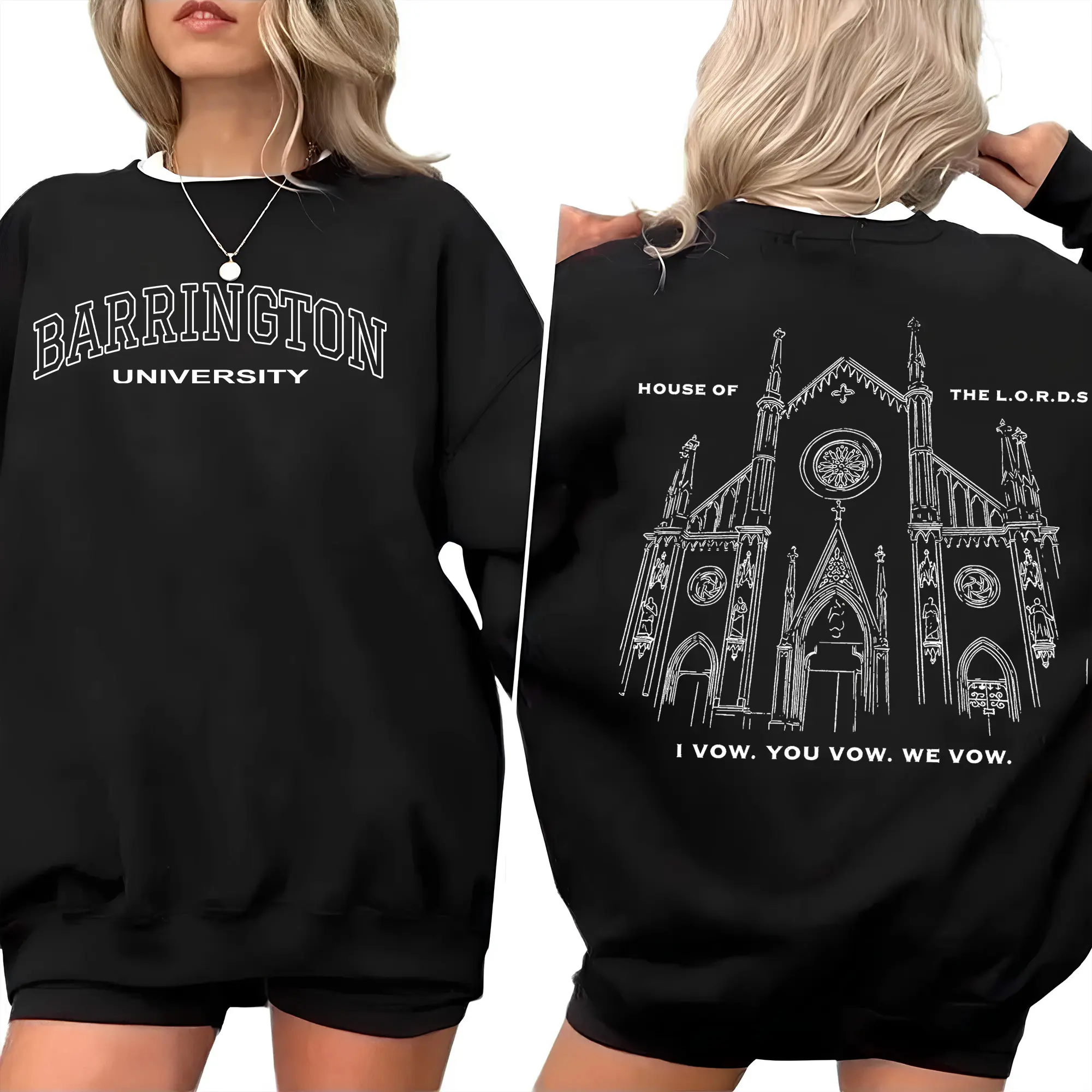 Barrington University Shirt, The Lords Series Sweatshirt, Dark Romance Hoodie, Romance, Bookish Shirt, Book Lover Gifts