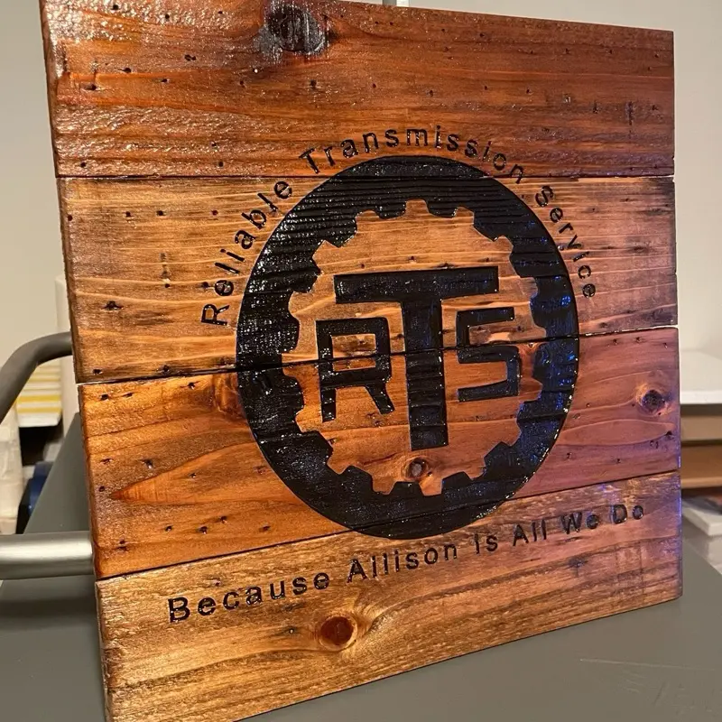 Custom Laser-engraved Pallet Plaques