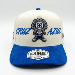 Cruz Azul Premium PVC Bunny Plate Design Snapback Hat - Adjustable Football Fashion Cap for Soccer Fans, Limited Edition Men's Accessory, Match Day Outfits & Watch Party Gift
