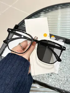 Elegant Rectangular Photochromic Sunglasses for Women, Casual Style, Perfect for Dating, Driving, Vacation, and More