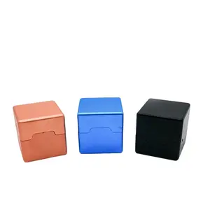 Magnetic Billiard Chalk Box, Aluminum Alloy Snooker Accessories, Perfect Gift for Billiards Enthusiasts, Fits 8/9/ball Games