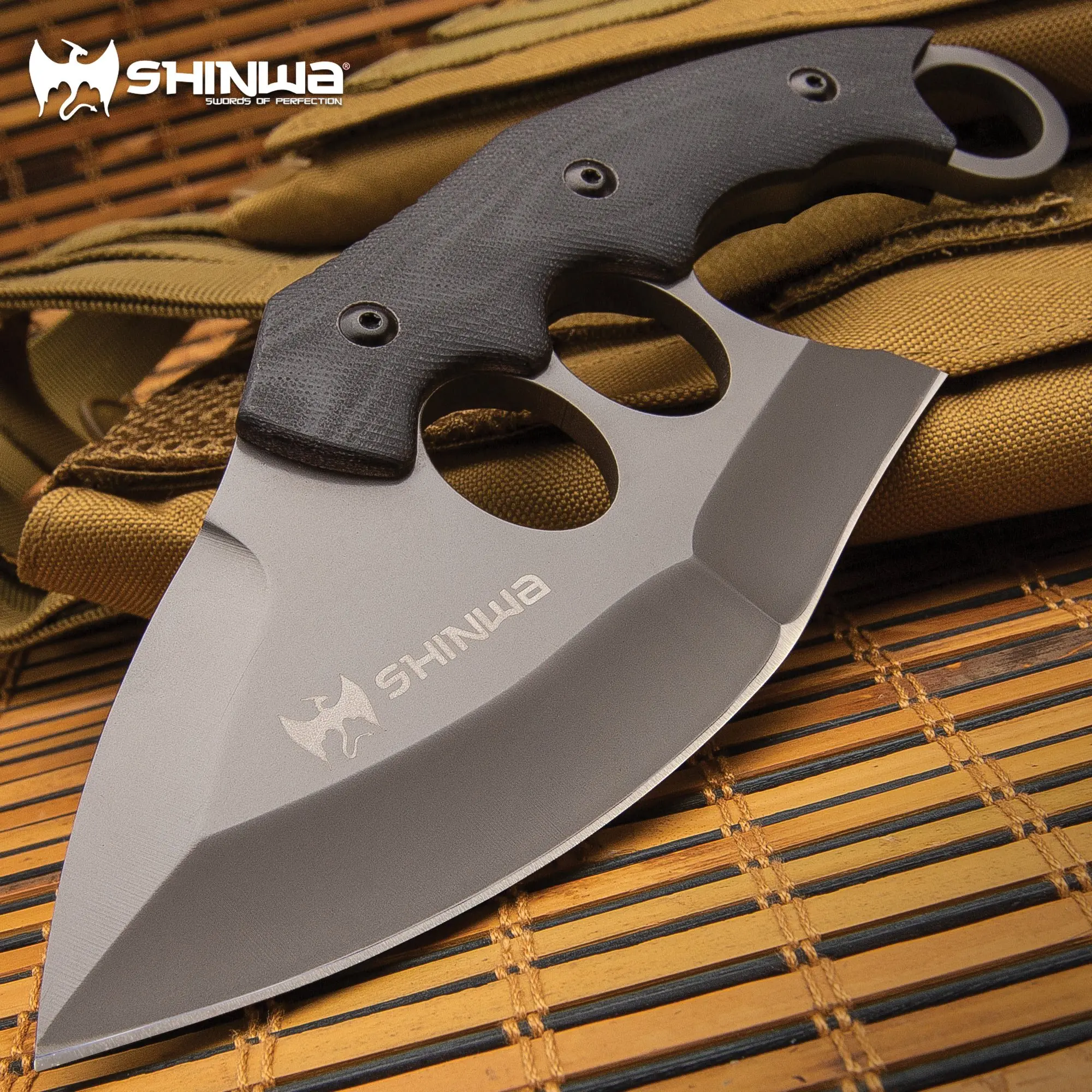 Shinwa Yaobai Ulu Knife & Sheath