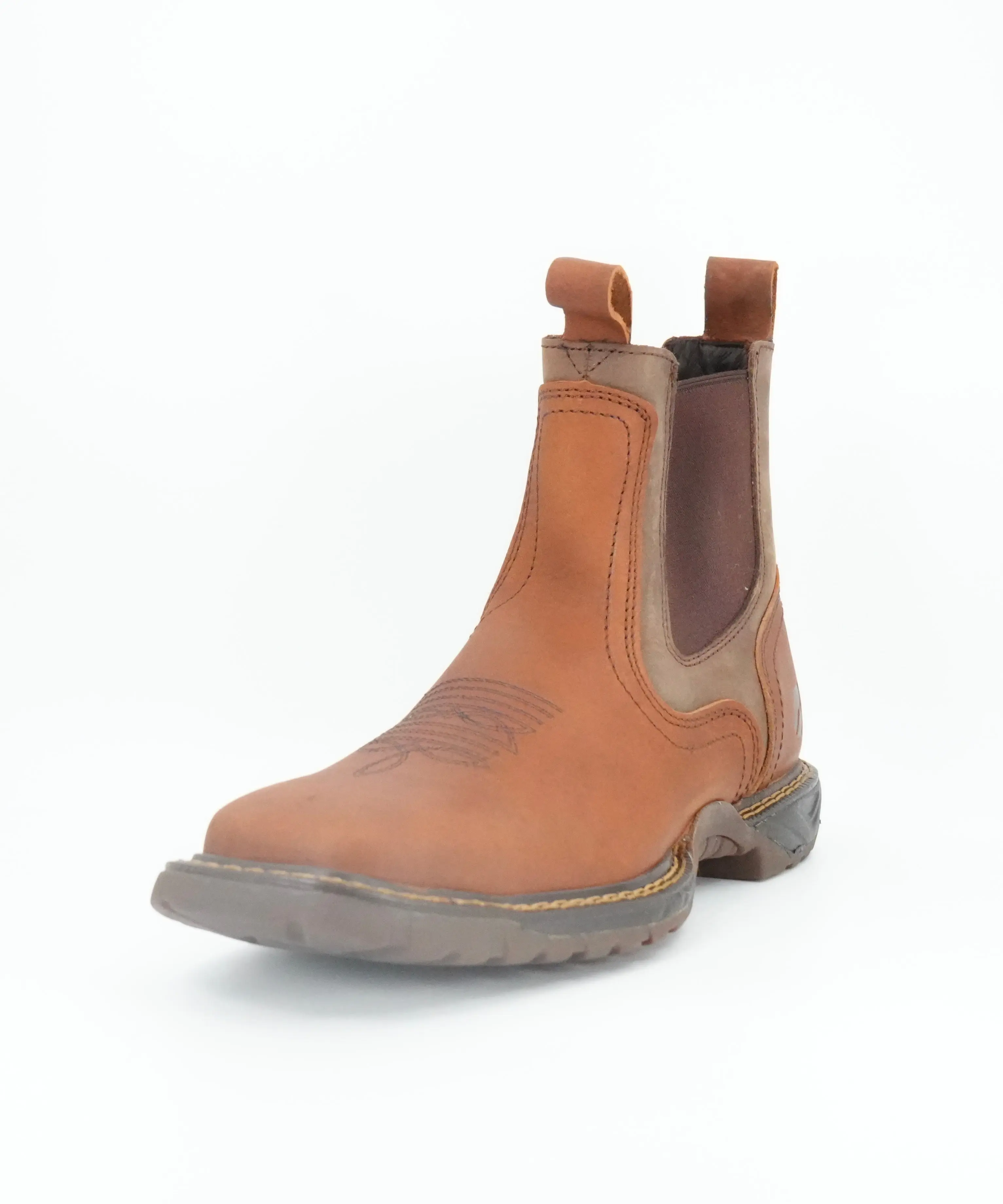 Cebu Men's BC Thunder Square Toe Short Work Boot - Tan