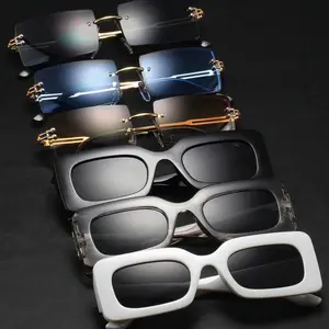 6pcs Unisex Pc Square Sunglasses For Daily Wear And Travel, Fashionable Decorative Eyewear