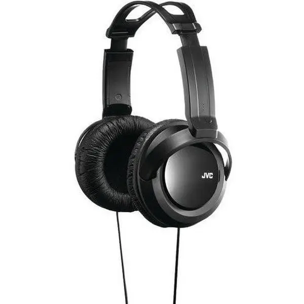 JVC HARX330 Full Size Extra Bass Headphone Around Ear (Black)  [HEADPHONES] Black, On-Ear
