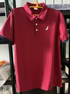 Men's High-End Golf Polo Shirt, Breathable Collared Paul Shirt, Business Casual Short Sleeve T-Shirt, Simple Fashion Polo for Summer