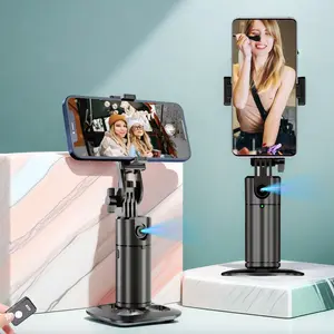 360° Rotatable Auto Face Tracking Phone Holder, Smart Selfie Stick with Remote Control, Phone Accessories for Video Vlog Live Streaming
