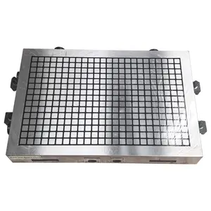 Yokoma CNC Magnetic Chuck 16”x24”x3”. Permanent magnetic chuck for CNC milling/grinding, uniform holding force, no power needed.
