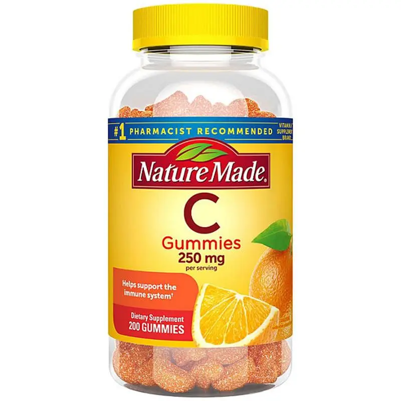 Nature Made Vitamin C Gummies - 200 ct. (Tangerine Flavor) - Edible, Supplement