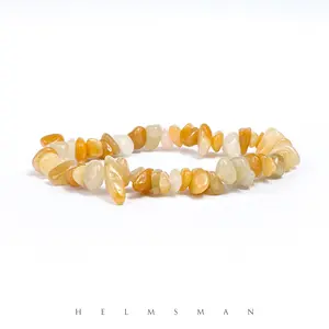 [Direct Buy] 1 Count Yellow Jade chip bracelet