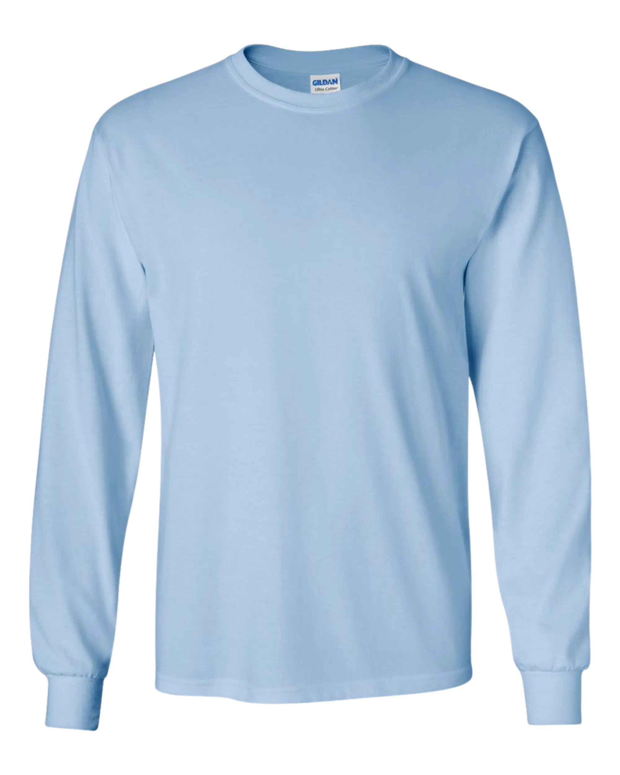 Customize your Gildan Ultra Cotton Long Sleeve T-Shirt, Unisex Sizing, Classic Fit, Ribbed Collar & Cuffs