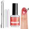 JODSONE Gel Nail Remover - No Soaking No Wrapping, Quick Easy Removal At Home, With Cuticle Pusher & Nail File