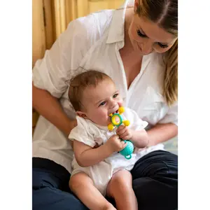 Gumlii Teether - Portable Infant Teether with Soft Material for Secure Use