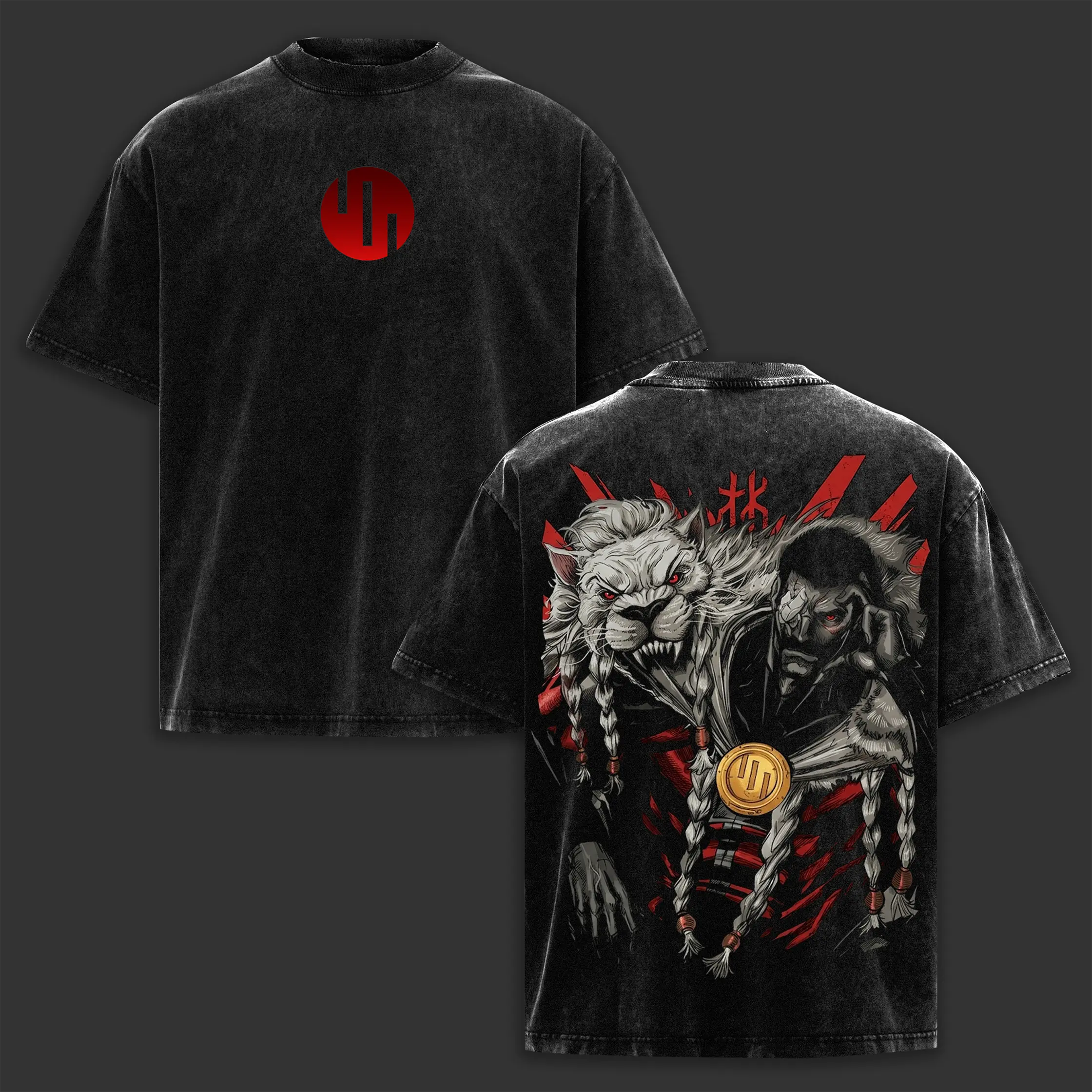 Grand Regent Thragg T-Shirt, Unisex Vintage Washed Short Sleeve Graphic Tee in Heavyweight 230gsm Cotton, Oversized Fit for Invincible Comics Fans, Tshirt, Apparel