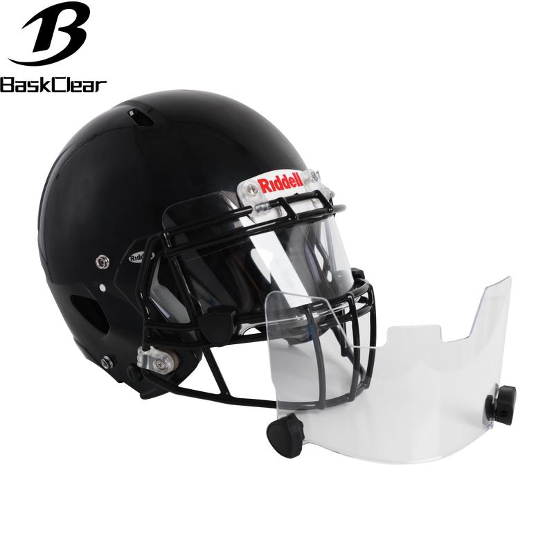 RainbowFootball Visor  - Football Helmet Visor Fits Adult & Youth Football Helmets- Football Visors for Helmet - Anti-Fog, Scratch Resistant Clear Visor Football Face Shield
