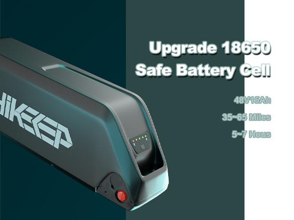 HiKeep K6-G  Electric Bike for Adults - 16/20 Inch Fat Tire Ebike, 750W/Peak 1500W Motor Ebike, 48V15.6AH Detachable Battery, 4 Riding Modes Electric Dirt Bike