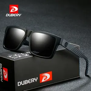 DUBERY, Retro Versatile Cool Square Frame Glasses, for Men Women Casual Business Party Driving Supply Photo Prop, Ideal Choice for Gifts.