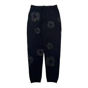 Denim Tears Wreath Sweatpants Tonal Black