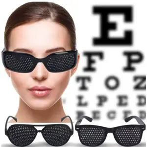 Anti-myopia Astigmatism Glasses With Holes Vision Correction Fatigue Pin Hole Glasses For Men Women Eyesight Improvement Natural
