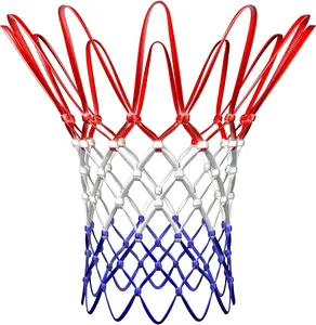 Basketball Net Replacement - 12-Loop Heavy Duty Hoop Net for Indoor Outdoor Rims - Fits Standard Basketball Goals - All Weather Nylon Net for Court Gym or Driveway