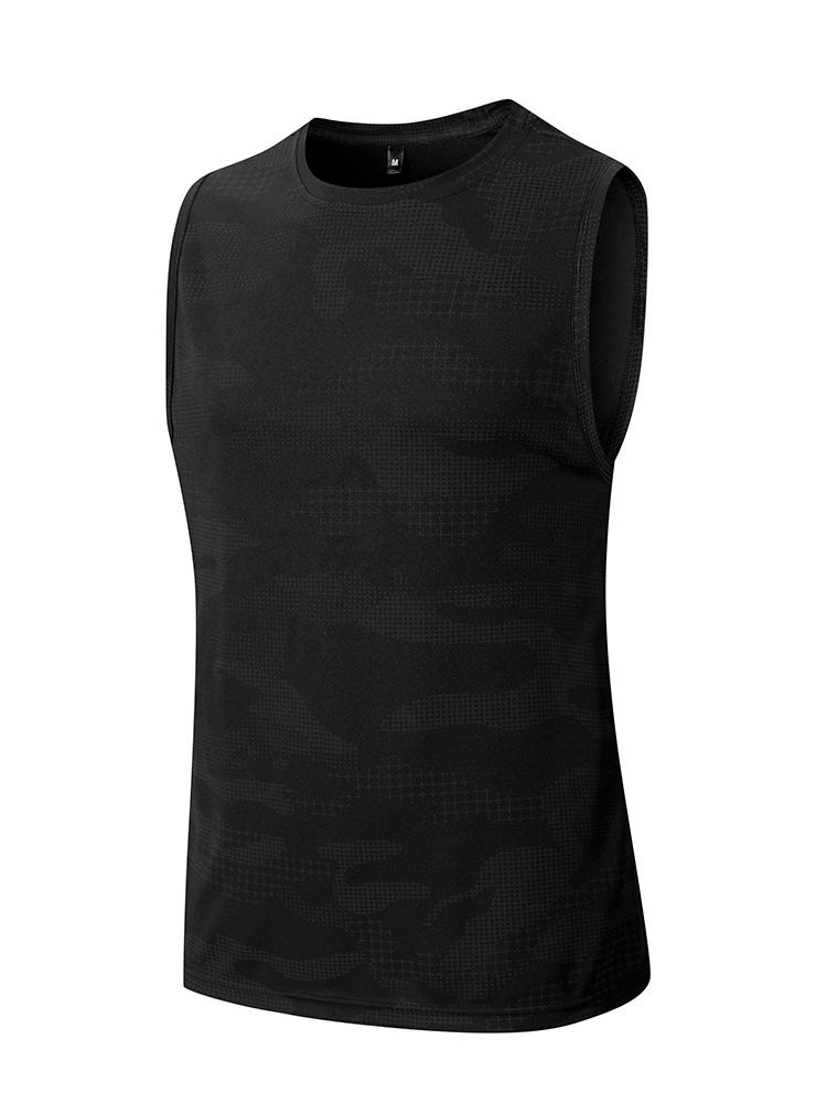 Cool Camouflage Tank Top Men's Cool Breathable Sleeveless Fitness Tank for Menswear Vests
