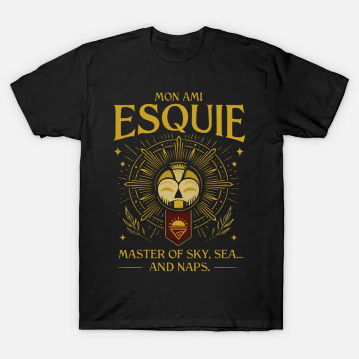 Tee Shirt Fits Everyone Expedition 33 Gamer Esquie Clair Obscur Expedition 33 T-Shirt Cozy Everyday Tee
