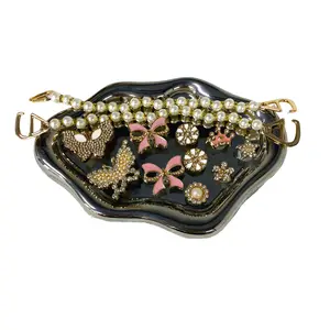 12pcs Shoe Decoration Charms For Crocs Fashion For Party Favors Birthday Gifts12PCS Shoe Decoration Charm Rhinestone Bling Designer Accessories For Women Girls Luxury Rhinestone Butterfly Jewelry Shoe Decoration With Bling Girly Chains