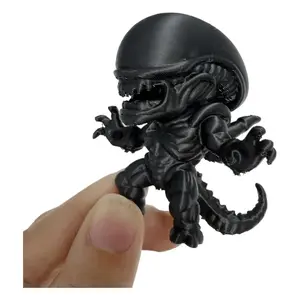 3D Printed Mini Alien Statue Model, Desktop Decoration, Creative Gift, Home Office Decor, Birthday Party Gift, Car Ornament, Holiday Decor