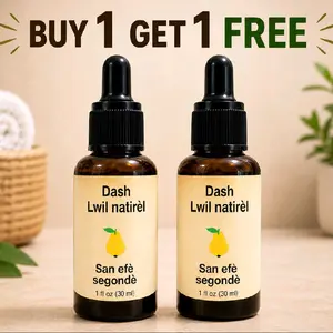 [  Buy 1  Get  1 Free ] Dash Lwil Natirèl – Lwil bote 100% natirèl san efè segondè