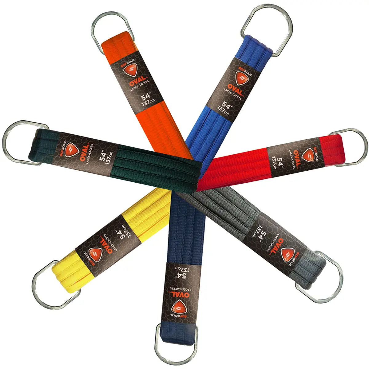 Sof Sole Varsity Oval Shoelaces, Durable Shoe Accessory for Athletic Footwear, Shoelace