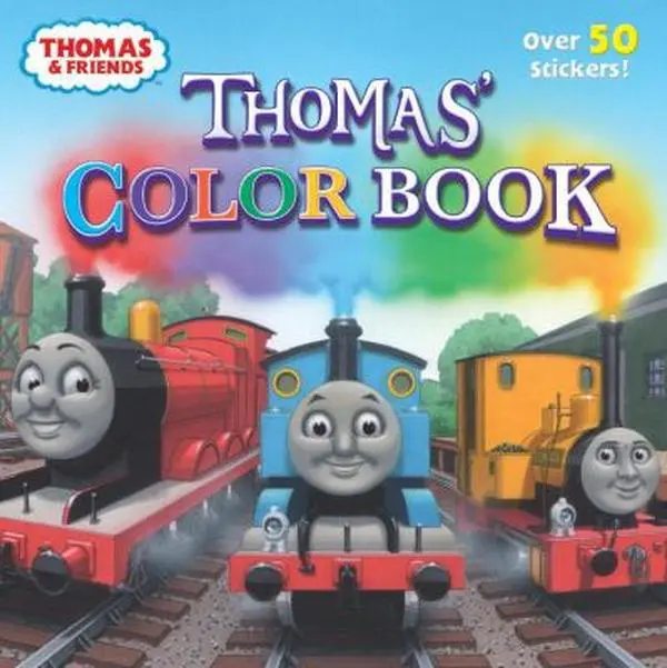 USED Book - Thomas' Color Book (Thomas & Friends) by Random House (Paperback) - english