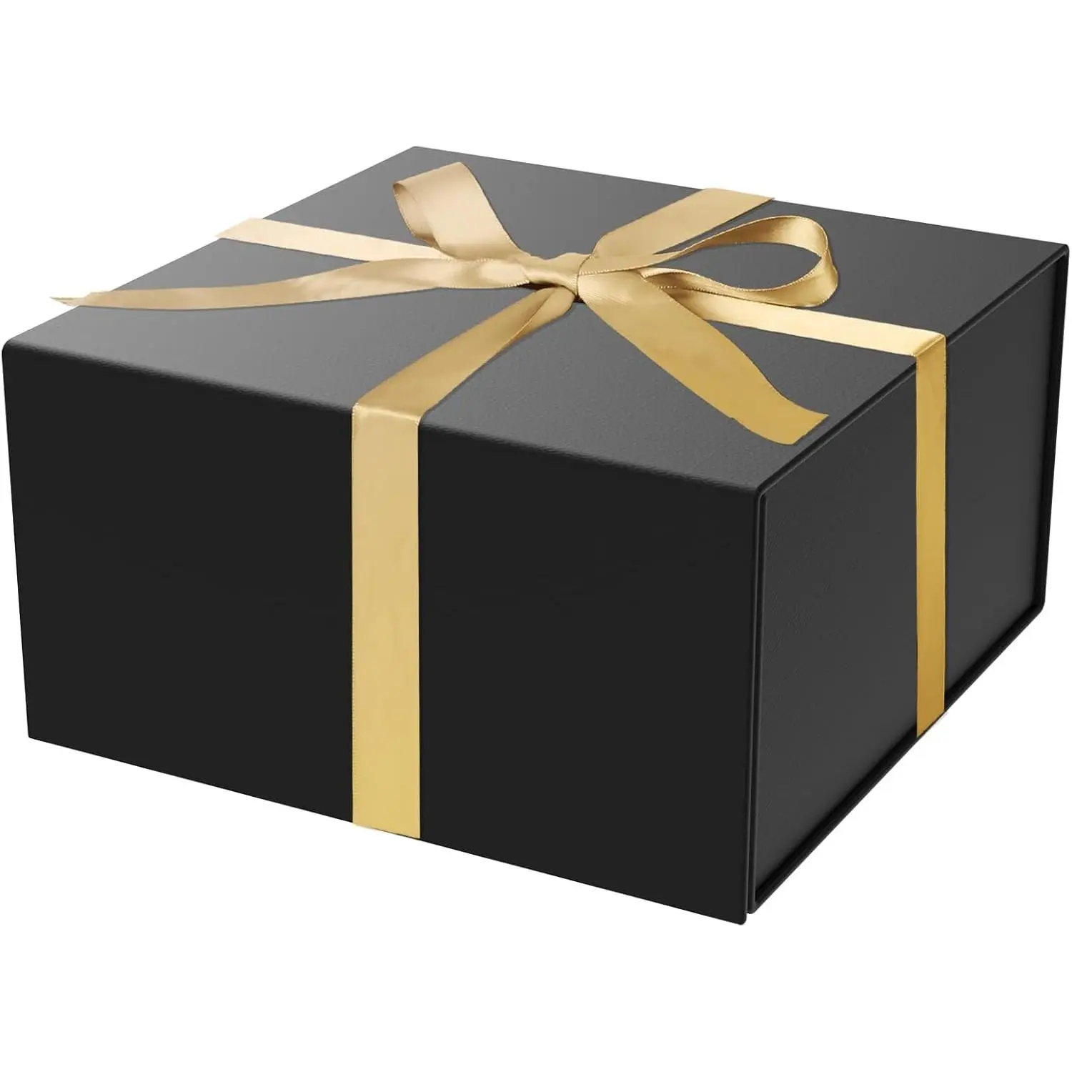 8x8x4 Inch  Box with  Closure Lid,  Boxes with  For Presents,Bridesmaid Gifts Box,Birthday  box,Luxury for  Packaging,   Box for Wrapping Gifts(Black)