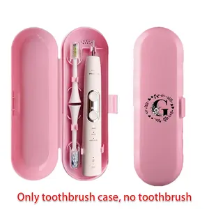 Electric Toothbrush Storage Box with Ventilation Holes, Universal Travel Case, Portable & Durable, Dustproof Design, 26 Letters Pattern, Toothbrush Protector