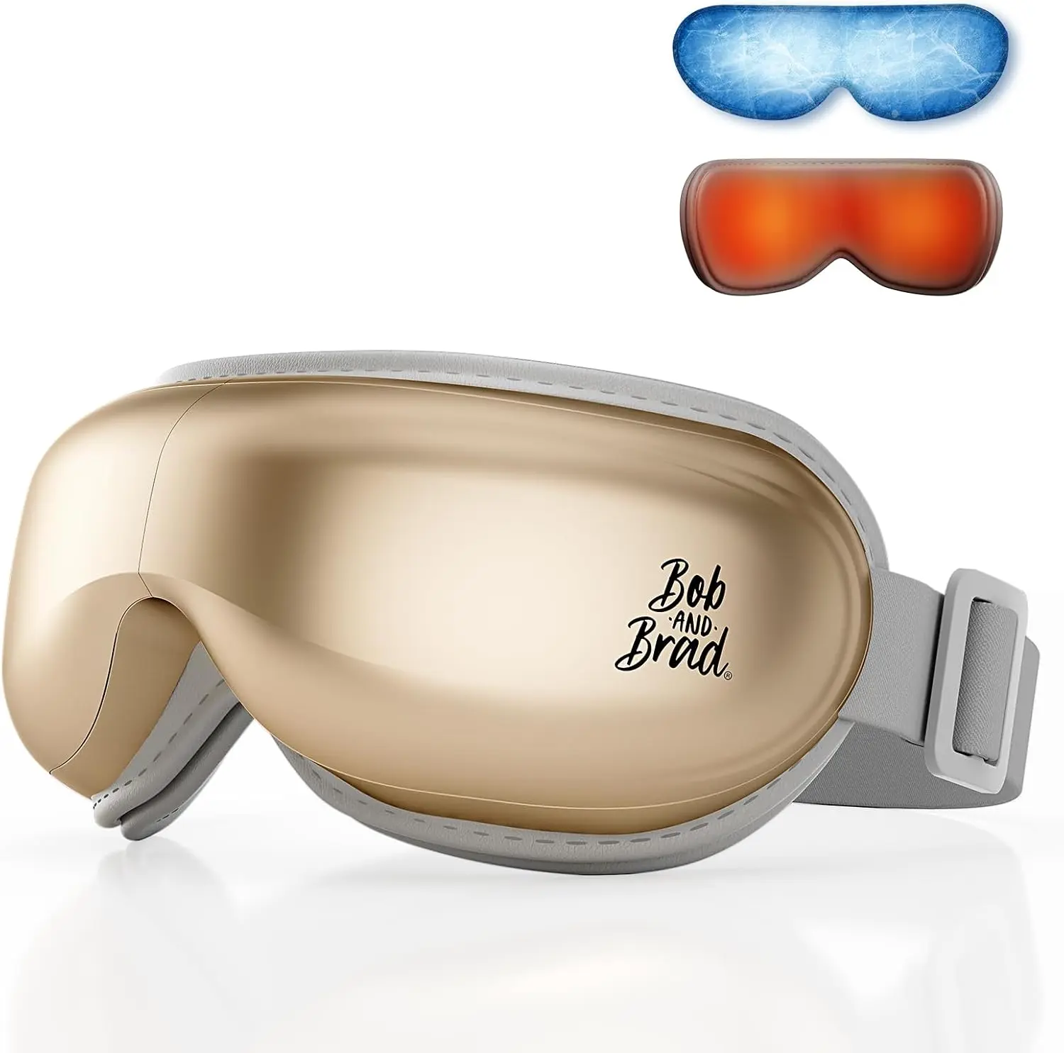 Bob and Brad Eye Massager with Heat and Cooling Therapy,Heated Face EyeOasis 3 Eye Mask for Dry Eyes Strain Relief,Relaxing Migraines Improve Sleep, Ideal Gifts