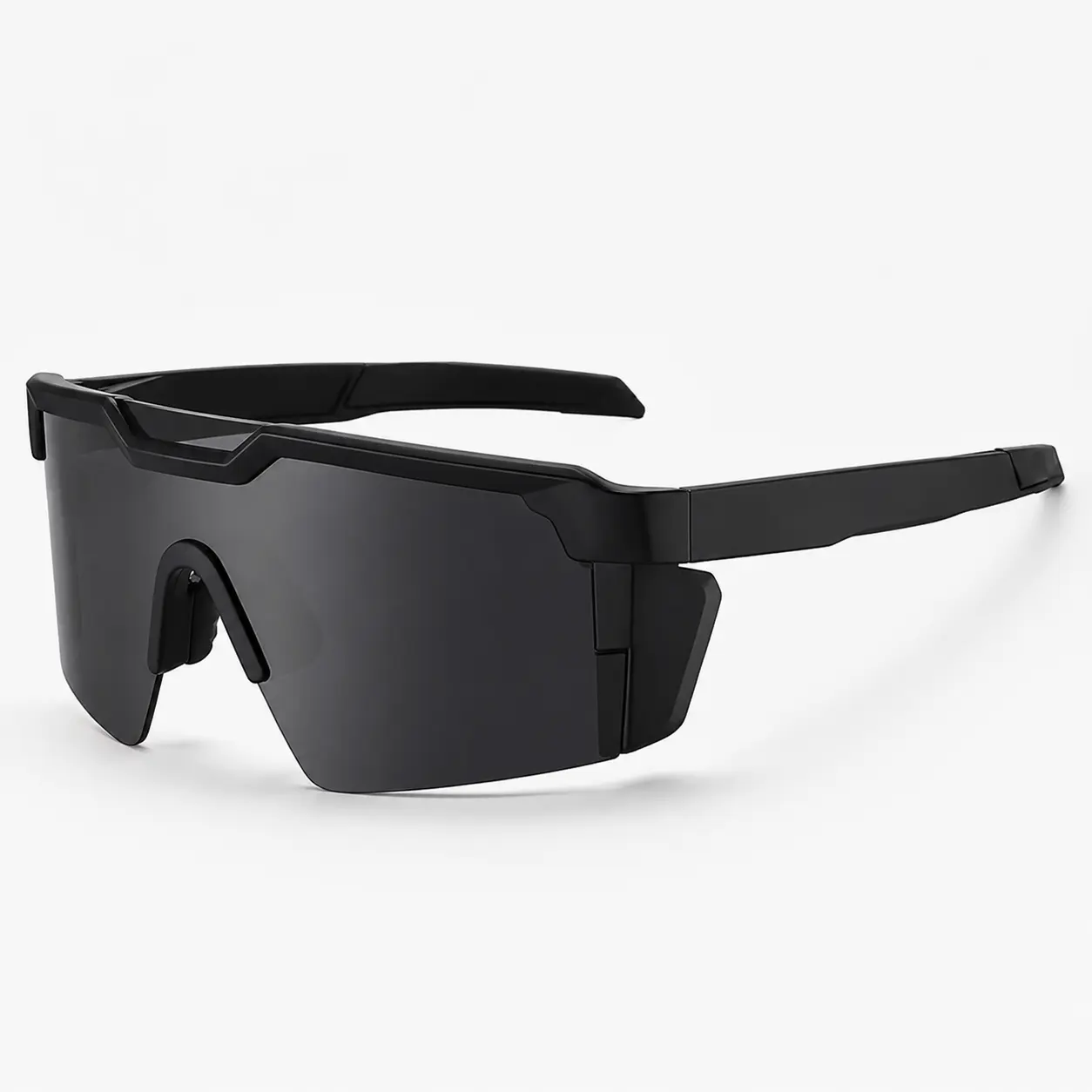 UV400 Z87+ Certified Sport Sunglasses for Men Women, Square One-Piece Shield Lens Cycling Glasses, Photochromic Lens on -11 Option Only