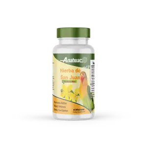 Anahuac Hierba de San Juan (St. John’s Wort) – 60 Capsules, 500 mg | Herbal Dietary Supplement for Mood and Emotional Wellness Support