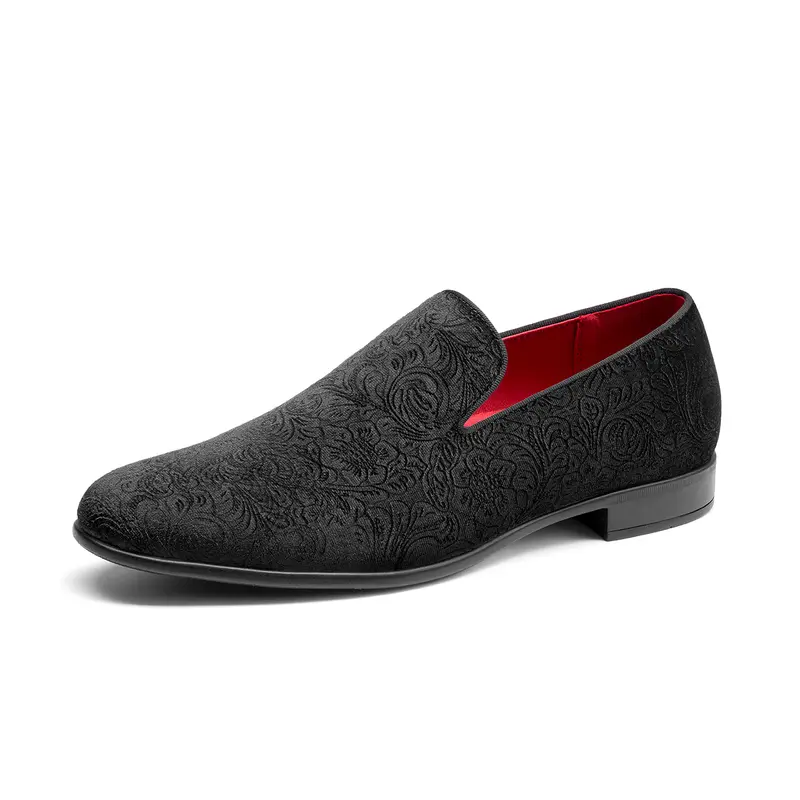 strapless open back dress Stylish Black Men's Loafers