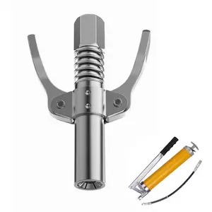 Coupler, Double Handle Quick Lock Release  Tips Ends Couplers,  Nozzle Fittings, Rated 10,000 PSI, Compatible With    1/8" NPT Fittings.