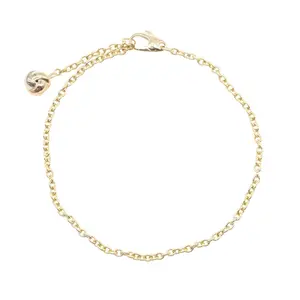 Pre-owned Cartier 18K Yellow Gold (Au750) Small Leather Goods Trinity Au750 Bracelet