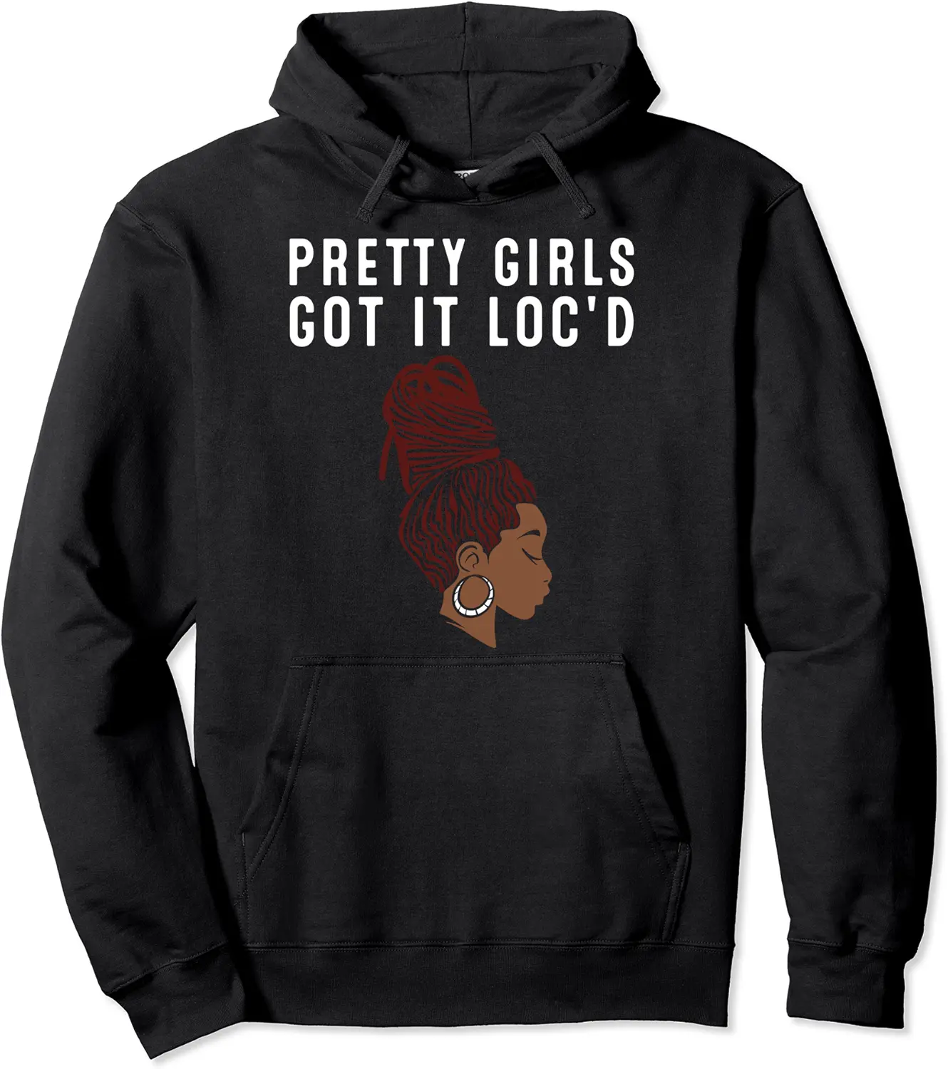 Funny Pretty Girls Locs Afro Women Gift Cool Loc'd Melanin Pullover Hoodie - Jessicajon Shop 42B08MFYY2VR
